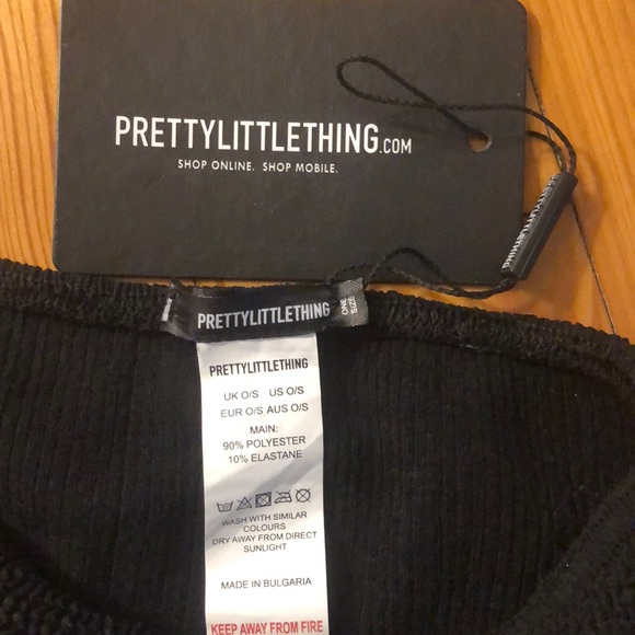 Black OS Bathing Suit Bottoms - Picture 3 of 4